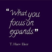 what you focus on expands